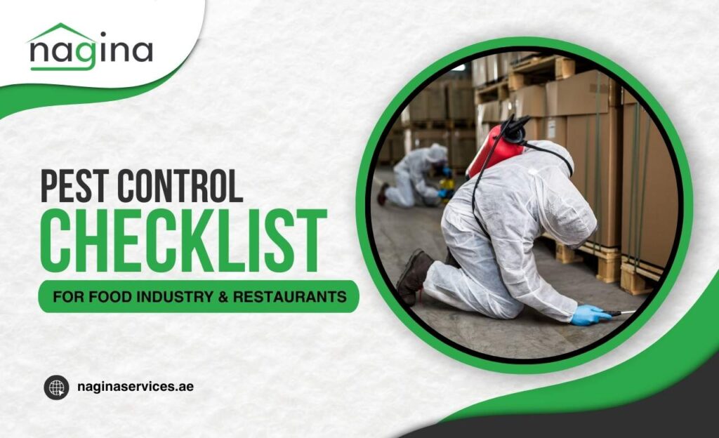 Pest control checklist for food industry & Restaurants (UAE)