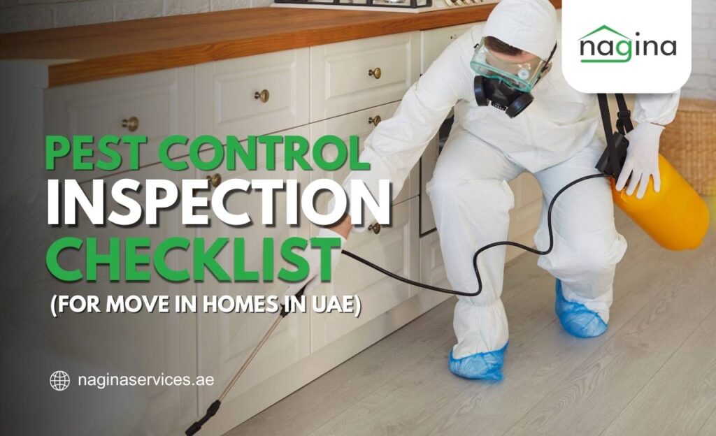 Pest control inspection checklist​ (For Move In Homes in UAE)