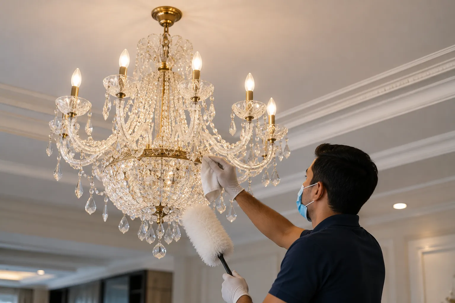 Chandelier Cleaning