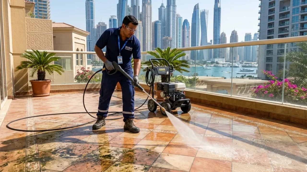Balcony Pressure Washing